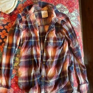 American eagle flannels both are  xs